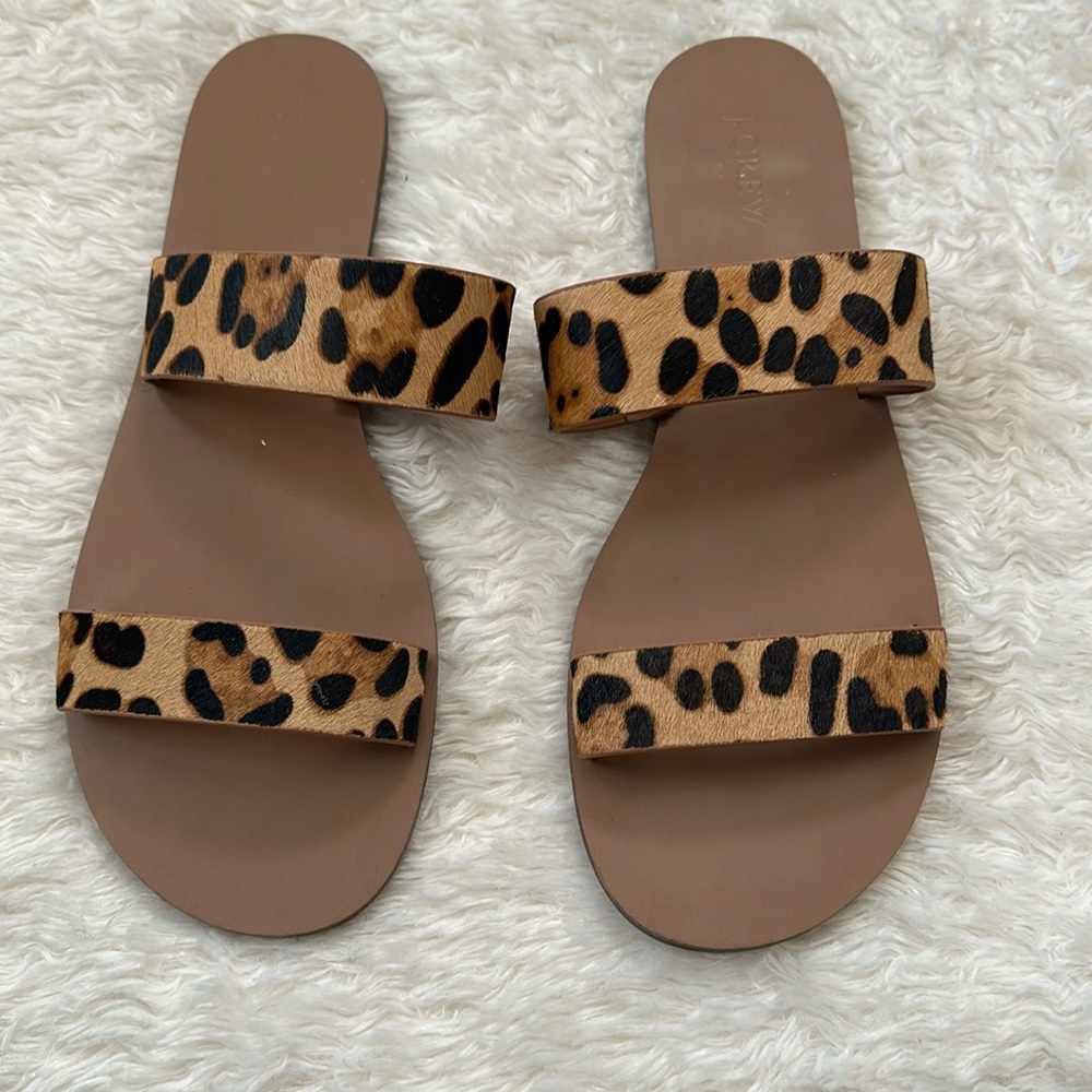 J.Crew Cheetah Print Sandals